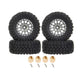 Alloy 1.2 Beadlock Wheels, Tires & Adapters (4) for Traxxas 1/18 TRX-4M