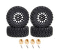 Alloy 1.2 Beadlock Wheels, Tires & Adapters (4) for Traxxas 1/18 TRX-4M