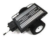 Realistic Leaf Spring 1/10 Size Flatbed Trailer 302x200x115mm for Scale Crawler