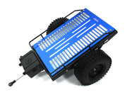Realistic Leaf Spring 1/10 Size Flatbed Trailer 302x200x115mm for Scale Crawler
