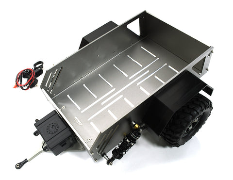 Axle-Less Trailer w/ Independent Suspension & LED Kit 1/10 RC 352x265x123mm