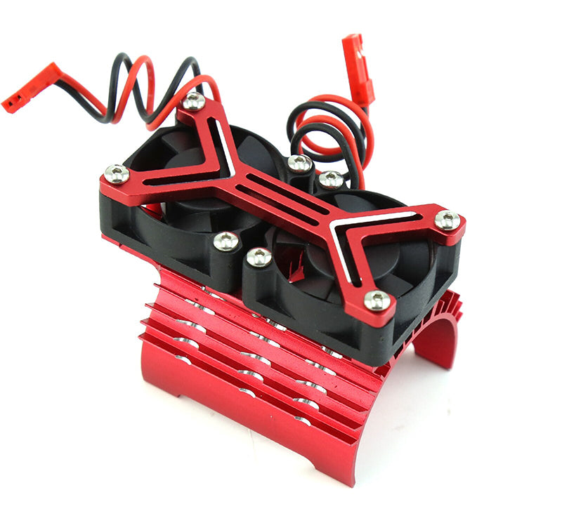 36mm Motor Heatsink+Twin 30x30mm Cooling Fan 20,000 rpm