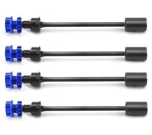 Alloy Machined Universal Drive Shafts w/ Hex Hubs for Traxxas 1/10 E-Revo 2.0