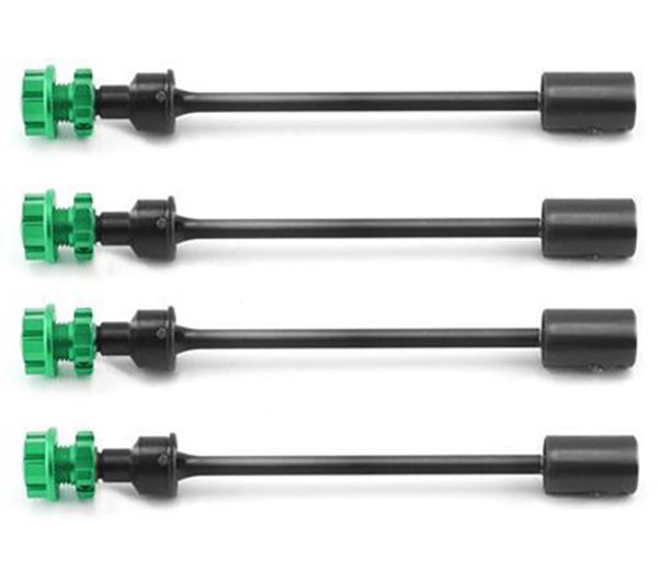 Alloy Machined Universal Drive Shafts w/ Hex Hubs for Traxxas 1/10 E-Revo 2.0