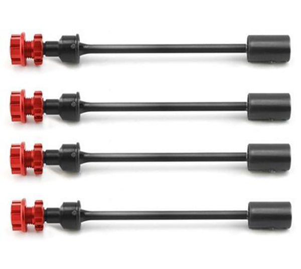 Alloy Machined Universal Drive Shafts w/ Hex Hubs for Traxxas 1/10 E-Revo 2.0