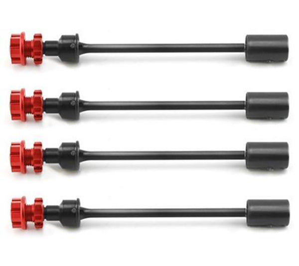 Alloy Machined Universal Drive Shafts w/ Hex Hubs for Traxxas 1/10 E-Revo 2.0
