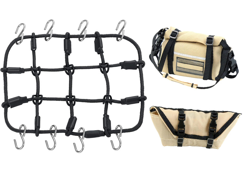 Realistic Model 1/18 Scale Accessories Set for Off-Road Crawler