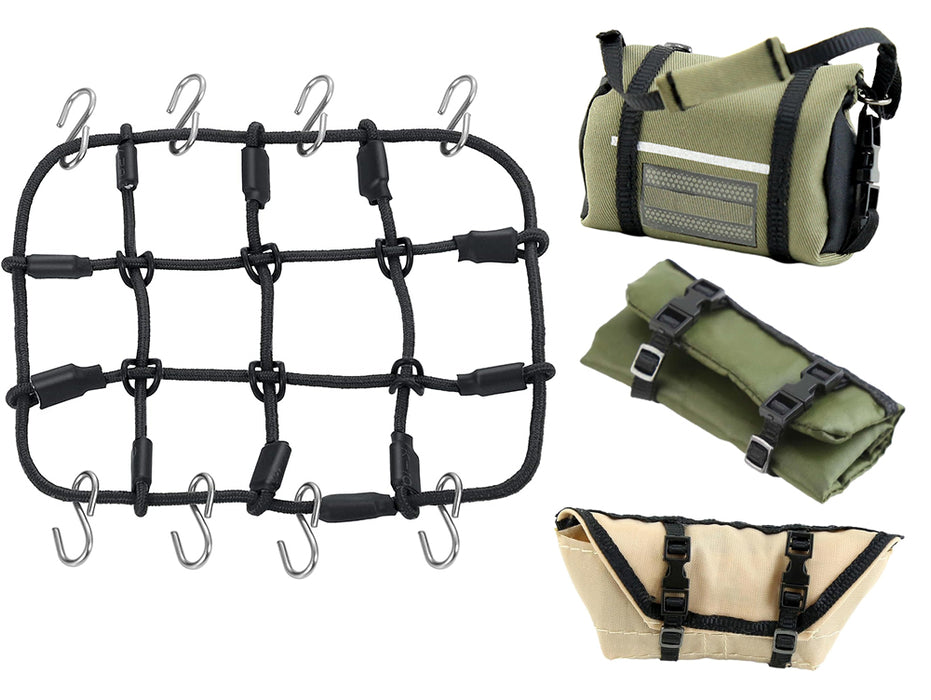 Realistic Model 1/18 Scale Accessories Set for Off-Road Crawler