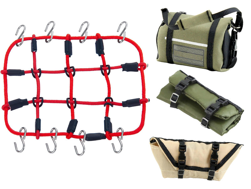 Realistic Model 1/18 Scale Accessories Set for Off-Road Crawler