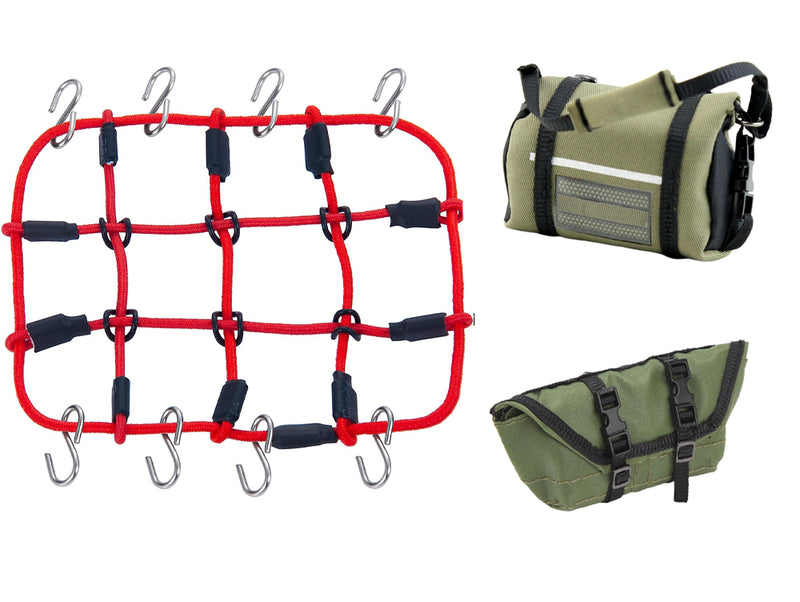 Realistic Model 1/18 Scale Accessories Set for Off-Road Crawler