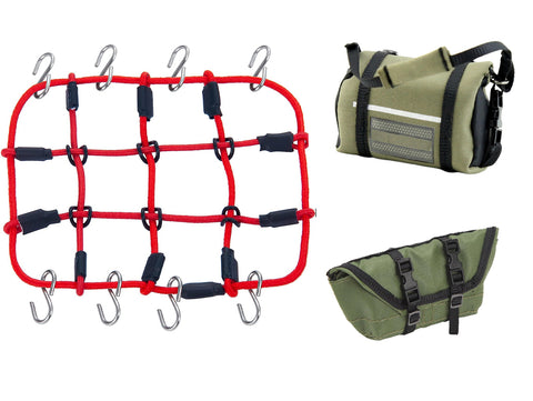 Realistic Model 1/18 Scale Accessories Set for Off-Road Crawler