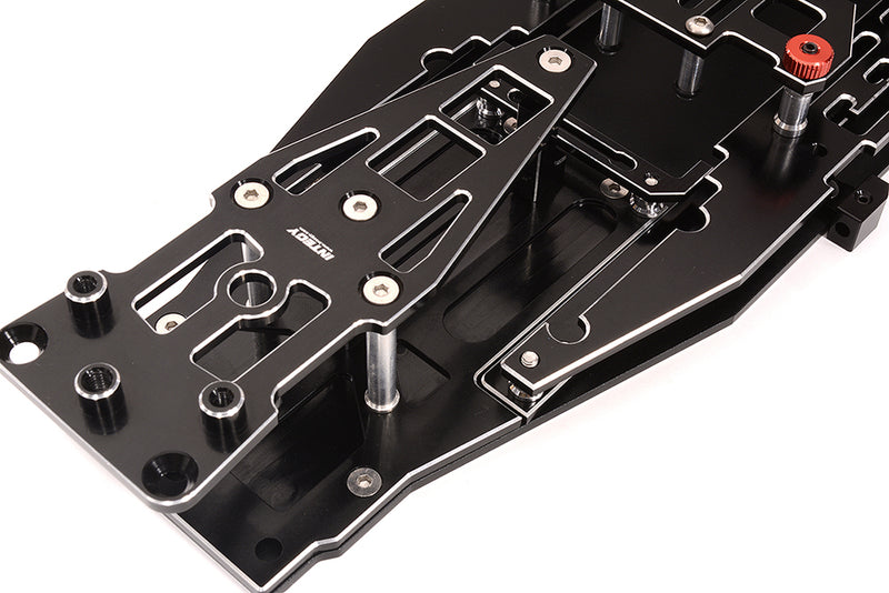 Low Center of Gravity Black Alloy Chassis Upgrade Kit for Traxxas Slash 1/10 2WD