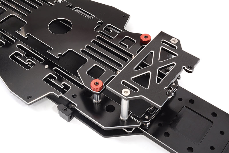 Low Center of Gravity Black Alloy Chassis Upgrade Kit for Traxxas Slash 1/10 2WD