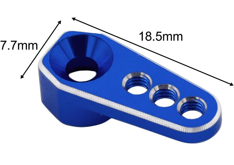 Blue Alloy Machined 25T Servo Horn for Traxxas 1/18 TRX-4M Scale Crawler 9734