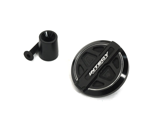 Billet Machined Fuel Filler Cover for Axial SCX6 Crawler