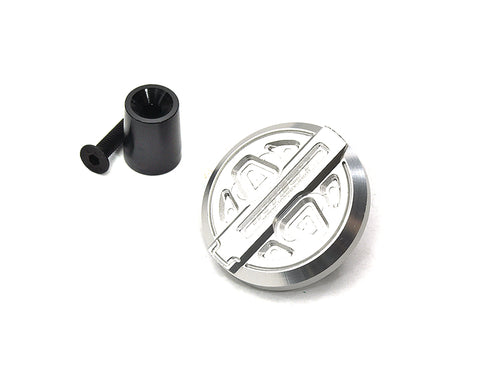 Billet Machined Fuel Filler Cover for Axial SCX6 Crawler