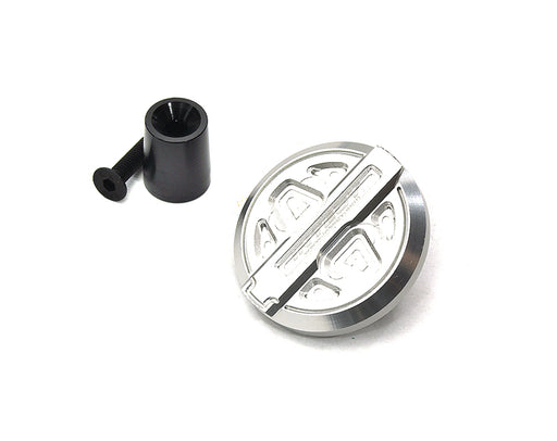 Billet Machined Fuel Filler Cover for Axial SCX6 Crawler