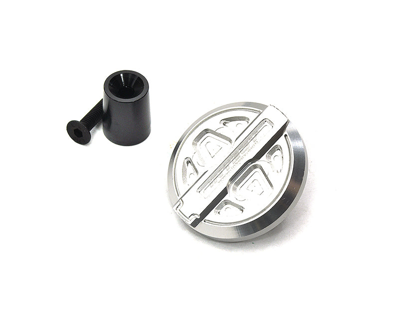 Billet Machined Fuel Filler Cover for Axial SCX6 Crawler