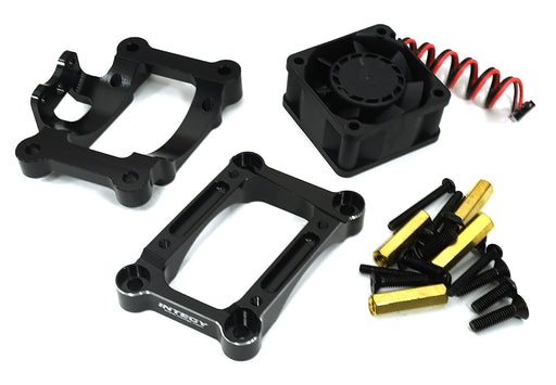 Billet Machined Motor Mount w/ 40x40mm 17k rpm Fan for Traxxas 1/8 Sledge 4WD