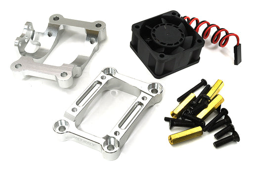 Billet Machined Motor Mount w/ 40x40mm 17k rpm Fan for Traxxas 1/8 Sledge 4WD