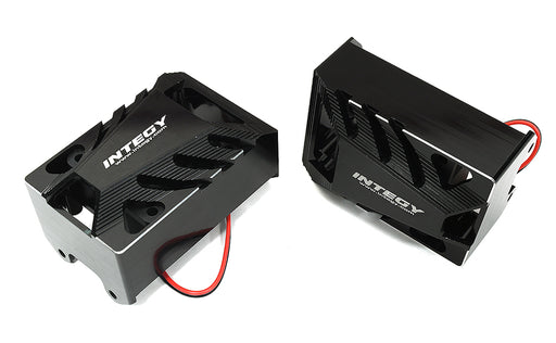 Billet Machined Shrouds w/ Twin Cooling Fan 40x40mm 17k rpm for Traxxas XRT