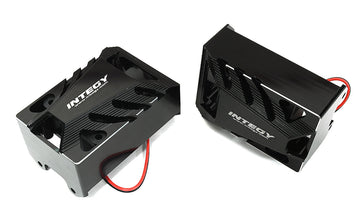 Billet Machined Shrouds w/ Twin Cooling Fan 40x40mm 17k rpm for Traxxas XRT