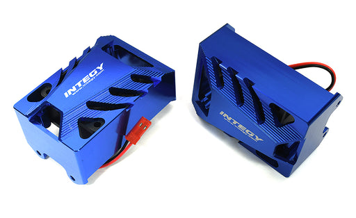 Billet Machined Shrouds w/ Twin Cooling Fan 40x40mm 17k rpm for Traxxas XRT