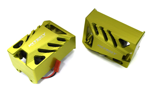 Billet Machined Shrouds w/ Twin Cooling Fan 40x40mm 17k rpm for Traxxas XRT