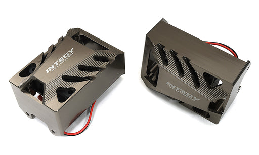 Billet Machined Shrouds w/ Twin Cooling Fan 40x40mm 17k rpm for Traxxas XRT