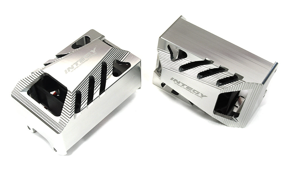 Billet Machined Shrouds w/ Twin Cooling Fan 40x40mm 17k rpm for Traxxas XRT