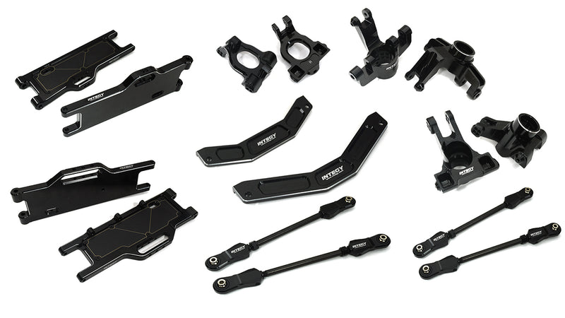 Black Billet Machined Suspension Upgrade Kit for Arrma 1/10 Kraton 4X4 4S V2 BLX