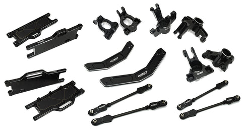 Black Billet Machined Suspension Upgrade Kit for Arrma 1/10 Kraton 4X4 4S V2 BLX