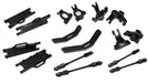Black Billet Machined Suspension Upgrade Kit for Arrma 1/10 Kraton 4X4 4S V2 BLX