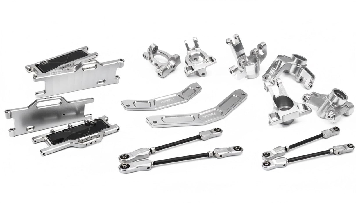 Silver Billet Machined Suspension Upgrade for Arrma 1/10 Kraton 4X4 4S V2 BLX