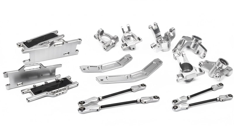 Silver Billet Machined Suspension Upgrade for Arrma 1/10 Kraton 4X4 4S V2 BLX | Outcast 4X4 4S V2 BLX