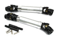 Machined Alloy Universal Drive Shafts for Traxxas 1/10 Maxx 4S