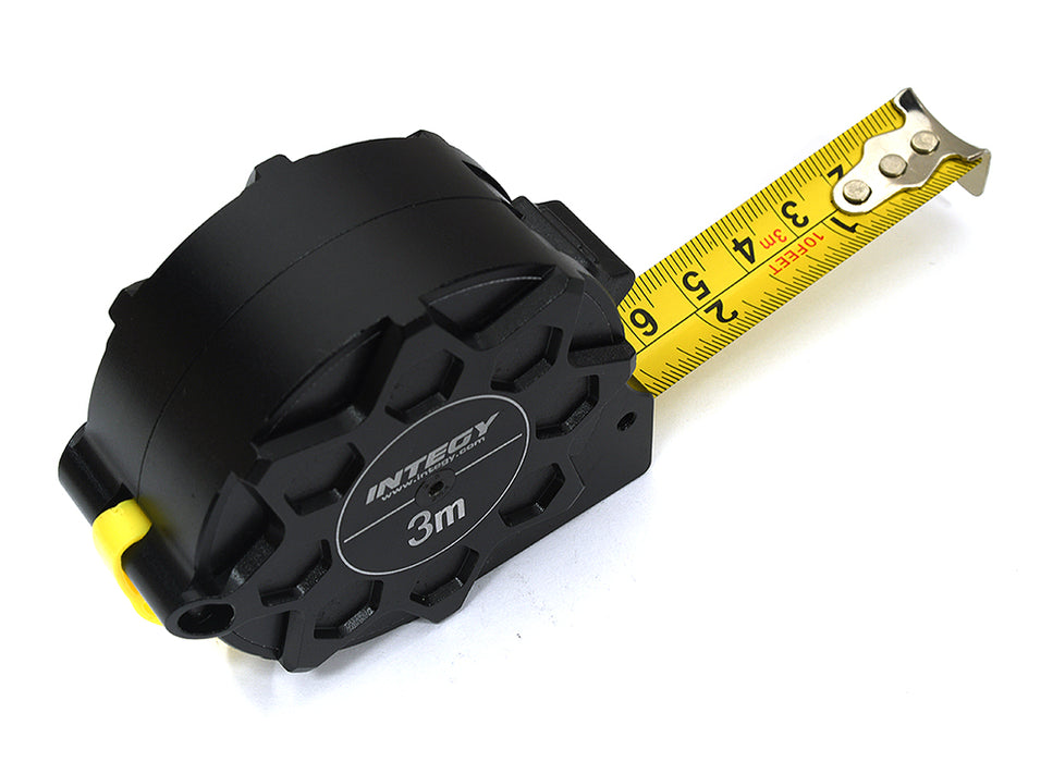 3 Meter Tape Measure by Integy - Alloy Machined Case 9ft Metric & Inch