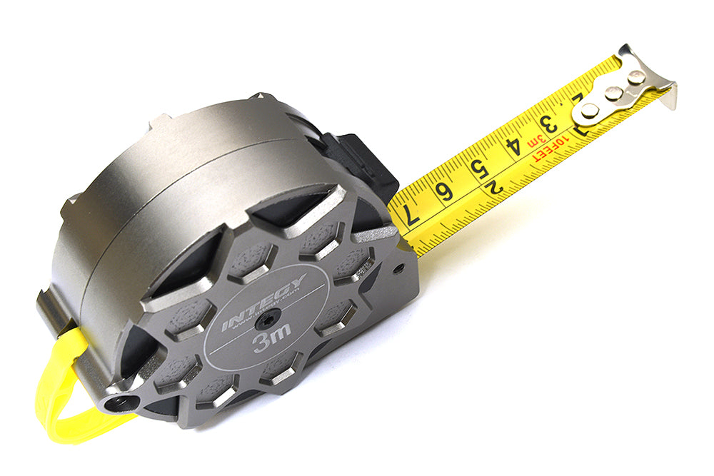 3 Meter Tape Measure by Integy - Alloy Machined Case 9ft Metric & Inch