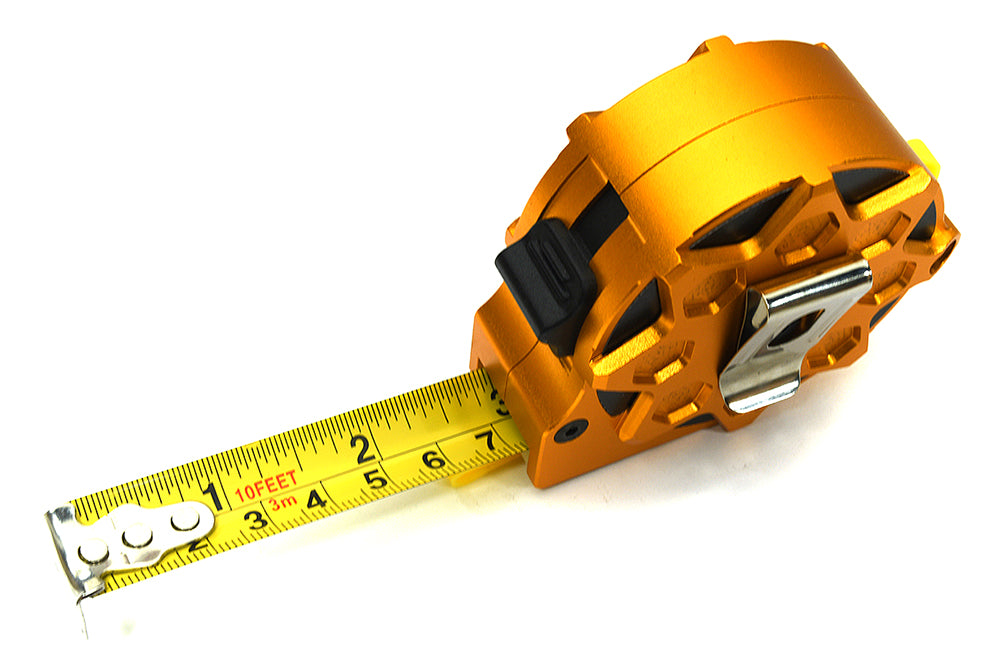 3 Meter Tape Measure by Integy - Alloy Machined Case 9ft Metric & Inch