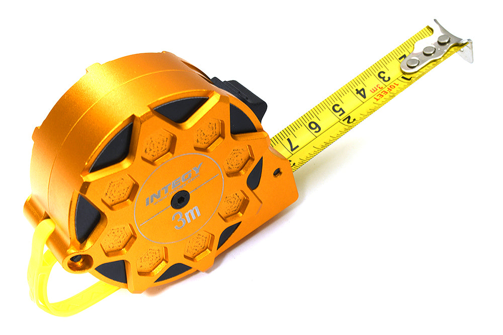 3 Meter Tape Measure by Integy - Alloy Machined Case 9ft Metric & Inch