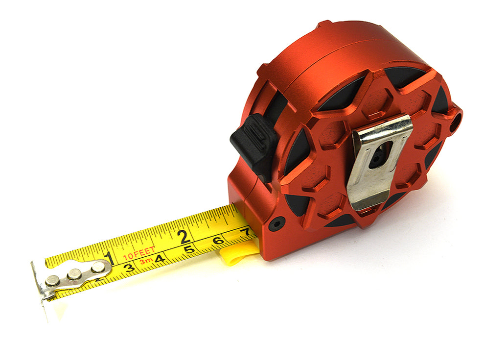 3 Meter Tape Measure by Integy - Alloy Machined Case 9ft Metric & Inch