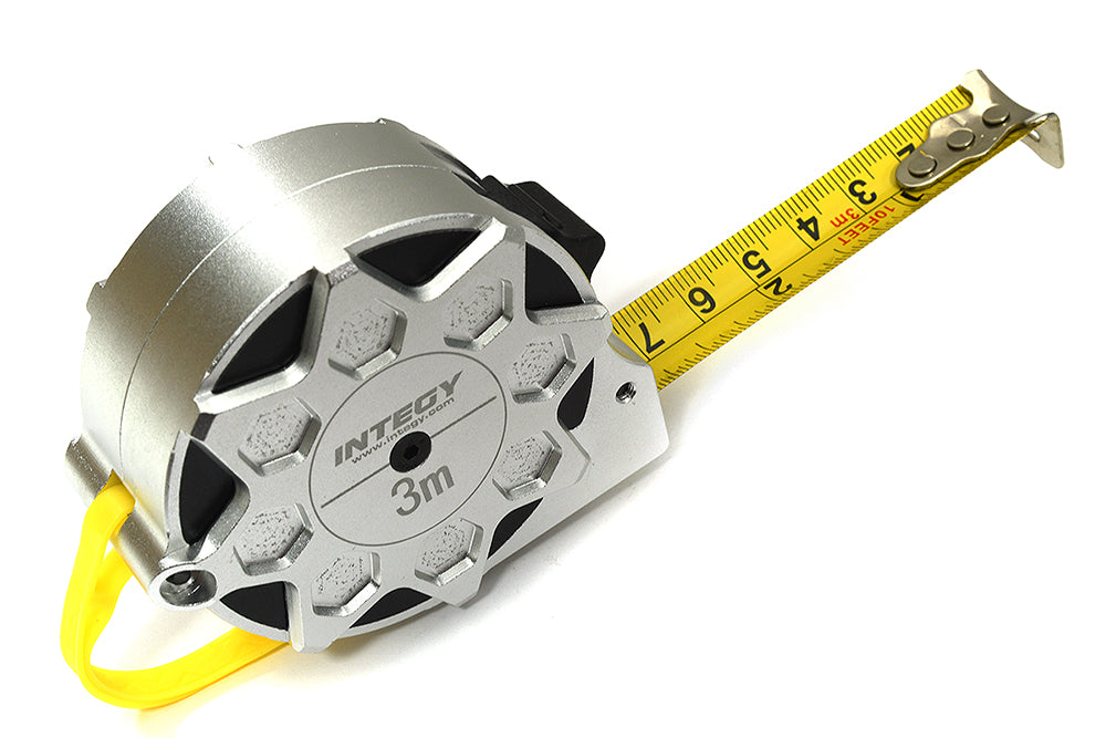 3 Meter Tape Measure by Integy - Alloy Machined Case 9ft Metric & Inch