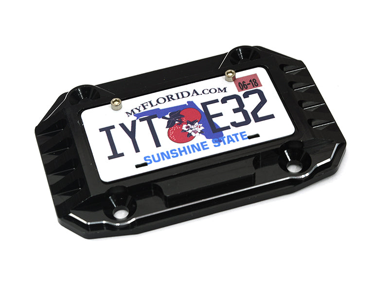 Realistic License Plate w/ Alloy Frame for Axial 1/6 SCX6