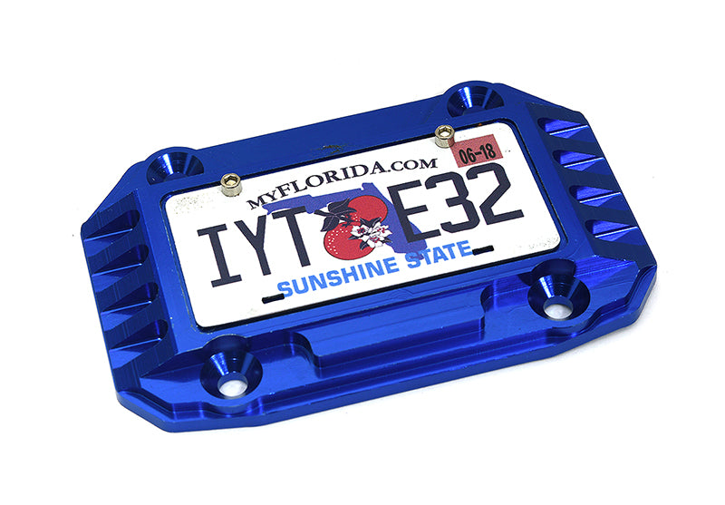 Realistic License Plate w/ Alloy Frame for Axial 1/6 SCX6