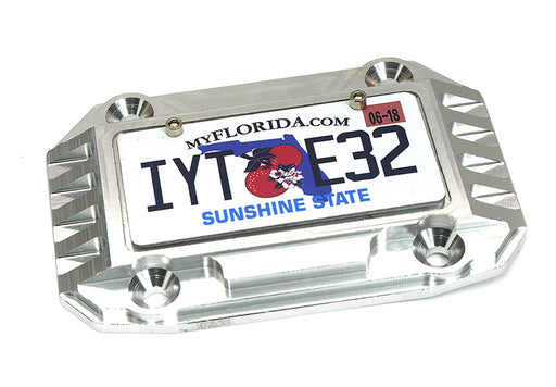 Realistic License Plate w/ Alloy Frame for Axial 1/6 SCX6