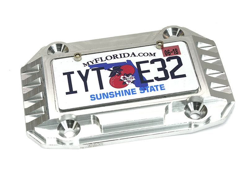 Realistic License Plate w/ Alloy Frame for Axial 1/6 SCX6