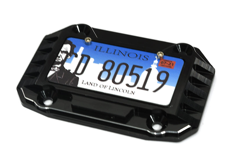 Realistic License Plate w/ Alloy Frame for Axial 1/6 SCX6