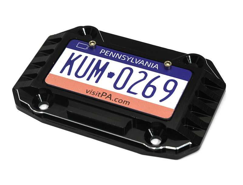 Realistic License Plate w/ Alloy Frame for Axial 1/6 SCX6