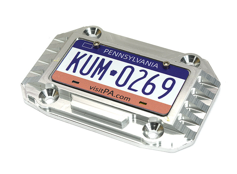 Realistic License Plate w/ Alloy Frame for Axial 1/6 SCX6
