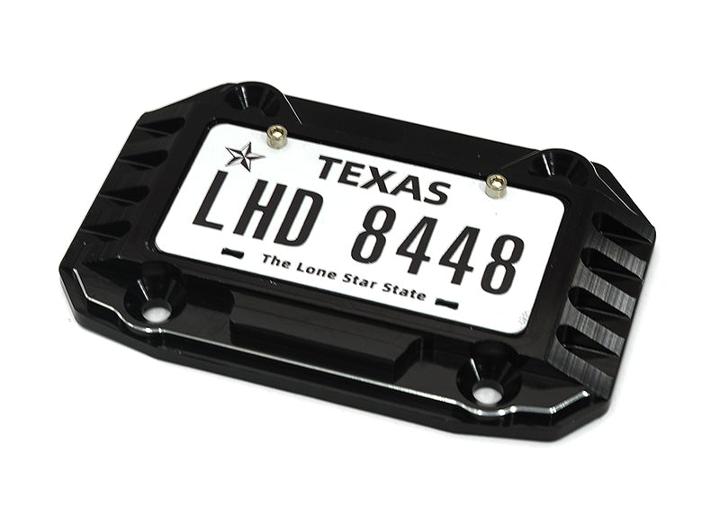 Realistic License Plate w/ Alloy Frame for Axial 1/6 SCX6